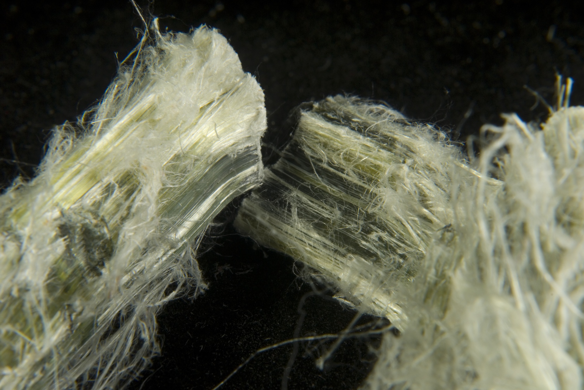 asbestos mineral sample